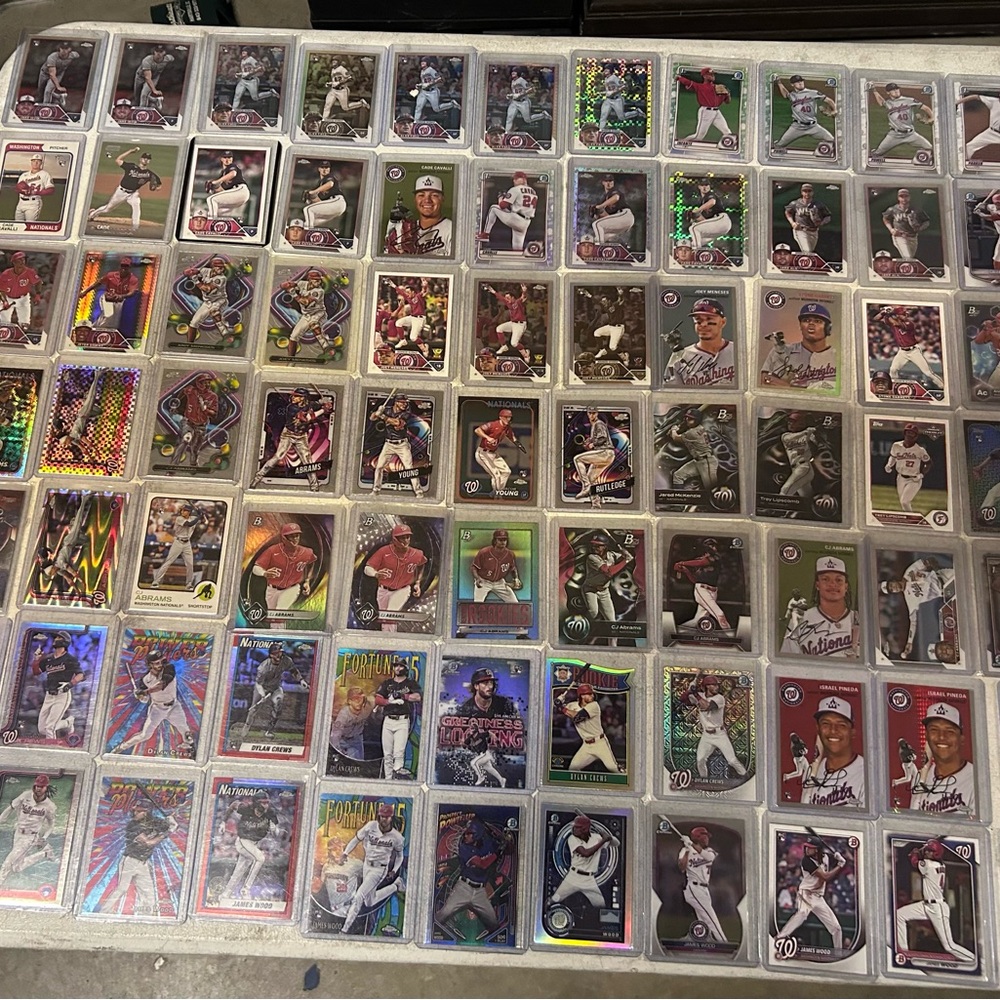 Washington Nationals/ Montreal Expos 245 Card lot with Nats and Expos Stars
